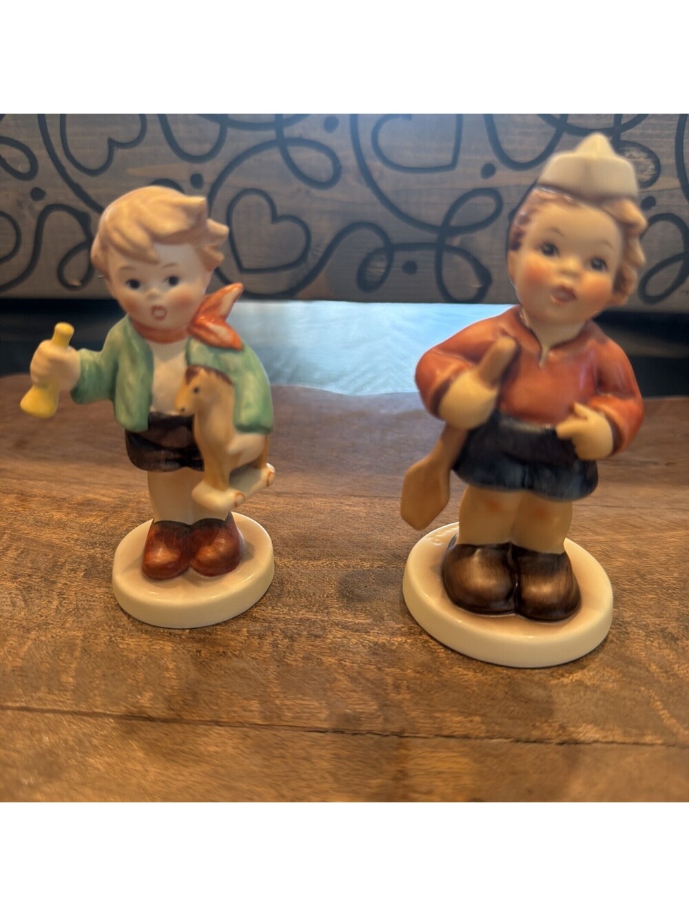 Lot Of 2 Hummels. 239 Boy With Horse And 2148 B First Mate